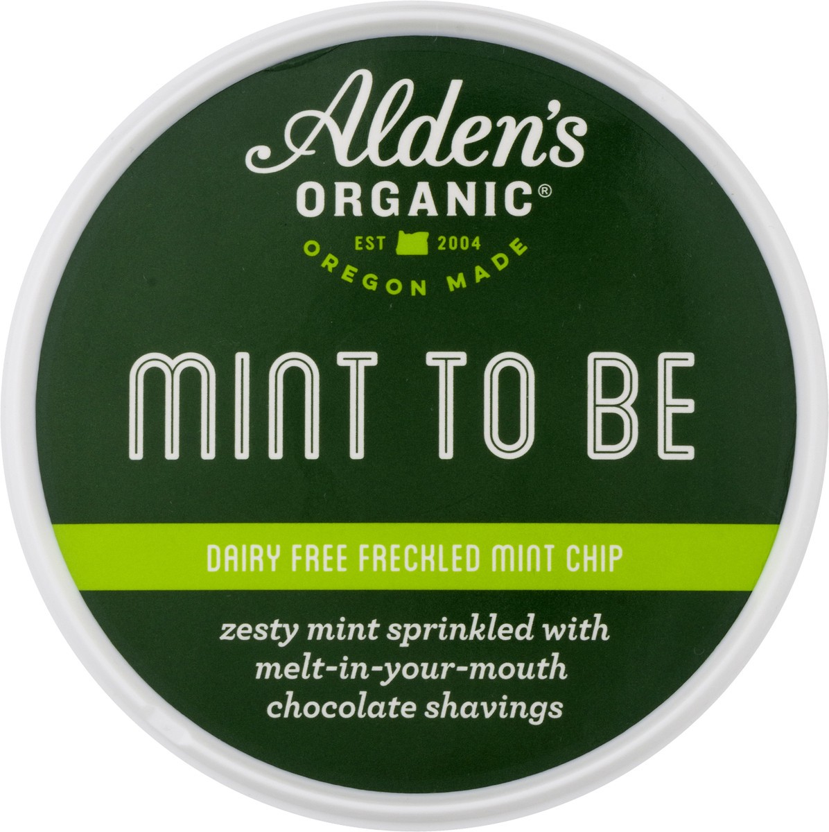 slide 8 of 11, Alden's Organic Dairy Free Freckled Mint Chip, 14 oz