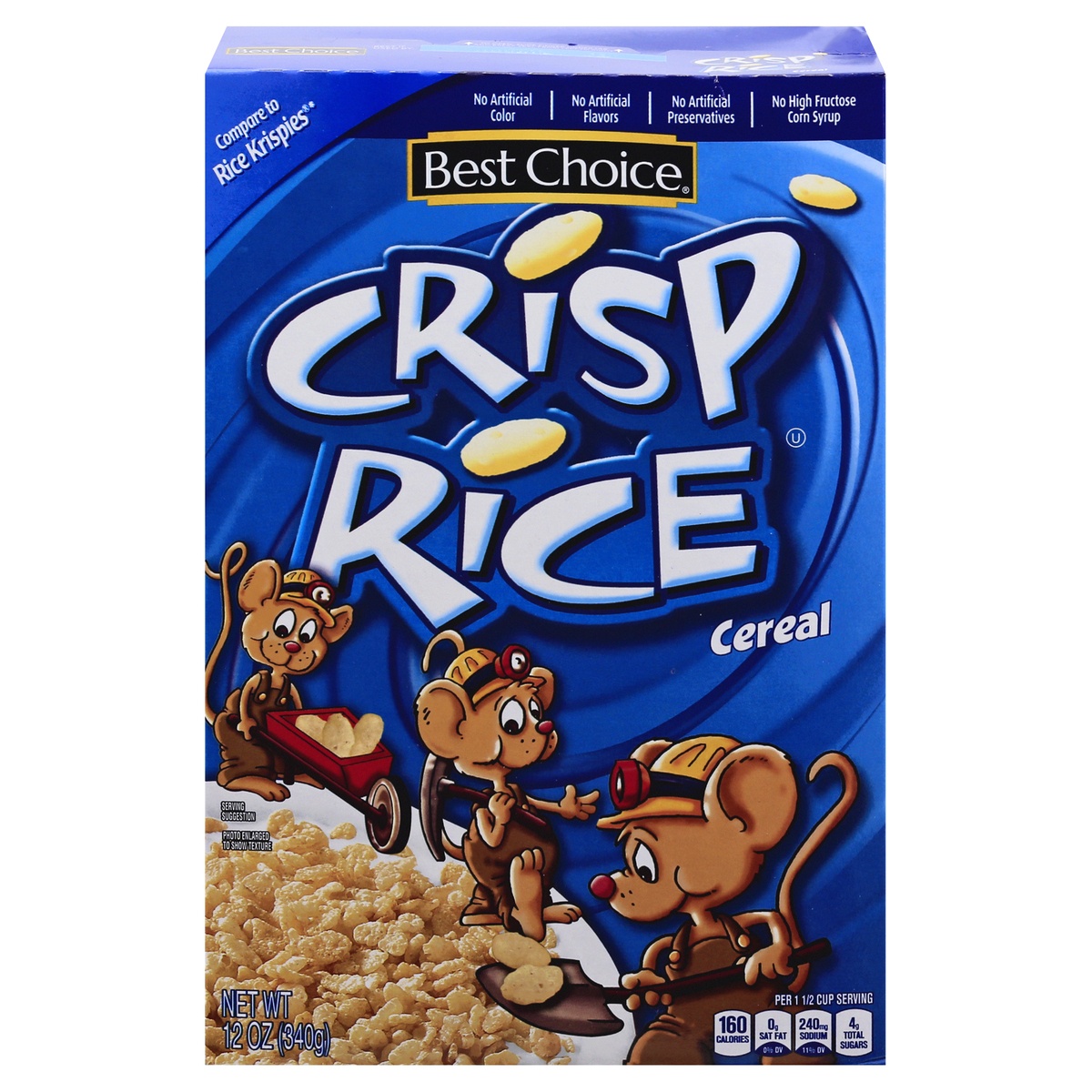 slide 1 of 1, Best Choice Crisp Rice Cereal, 12 oz