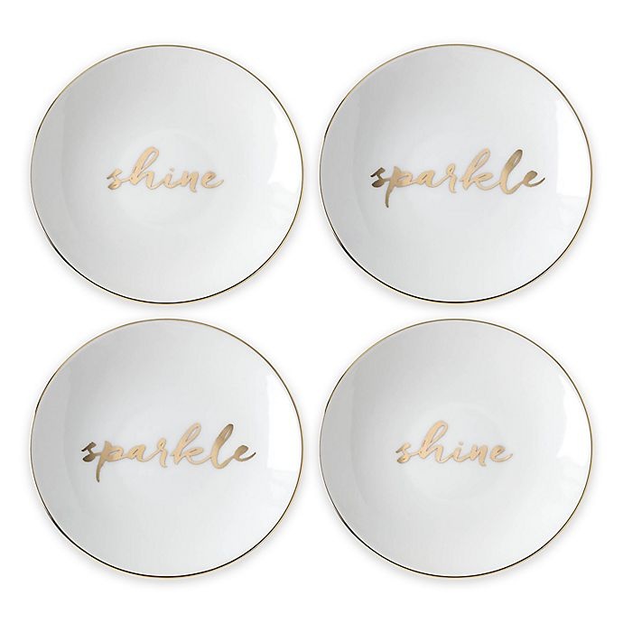 slide 1 of 1, Kate Spade New York Oh What Fun Tidbit Plates, 4 ct