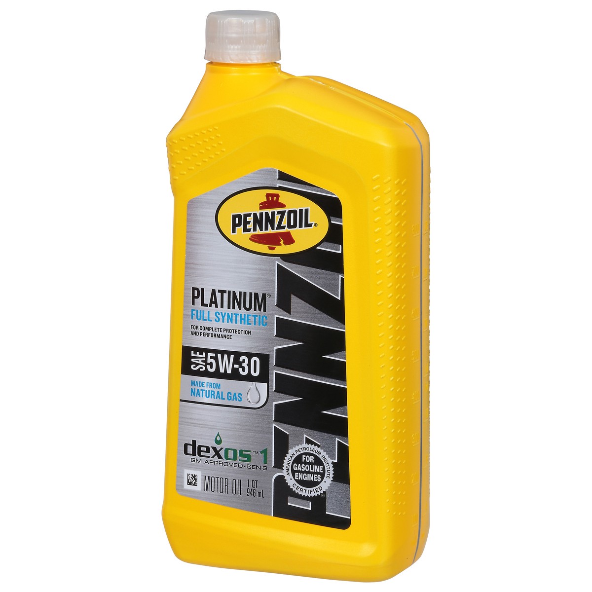 slide 3 of 9, Pennzoil Platinum Synthetic Oil, 1 qt
