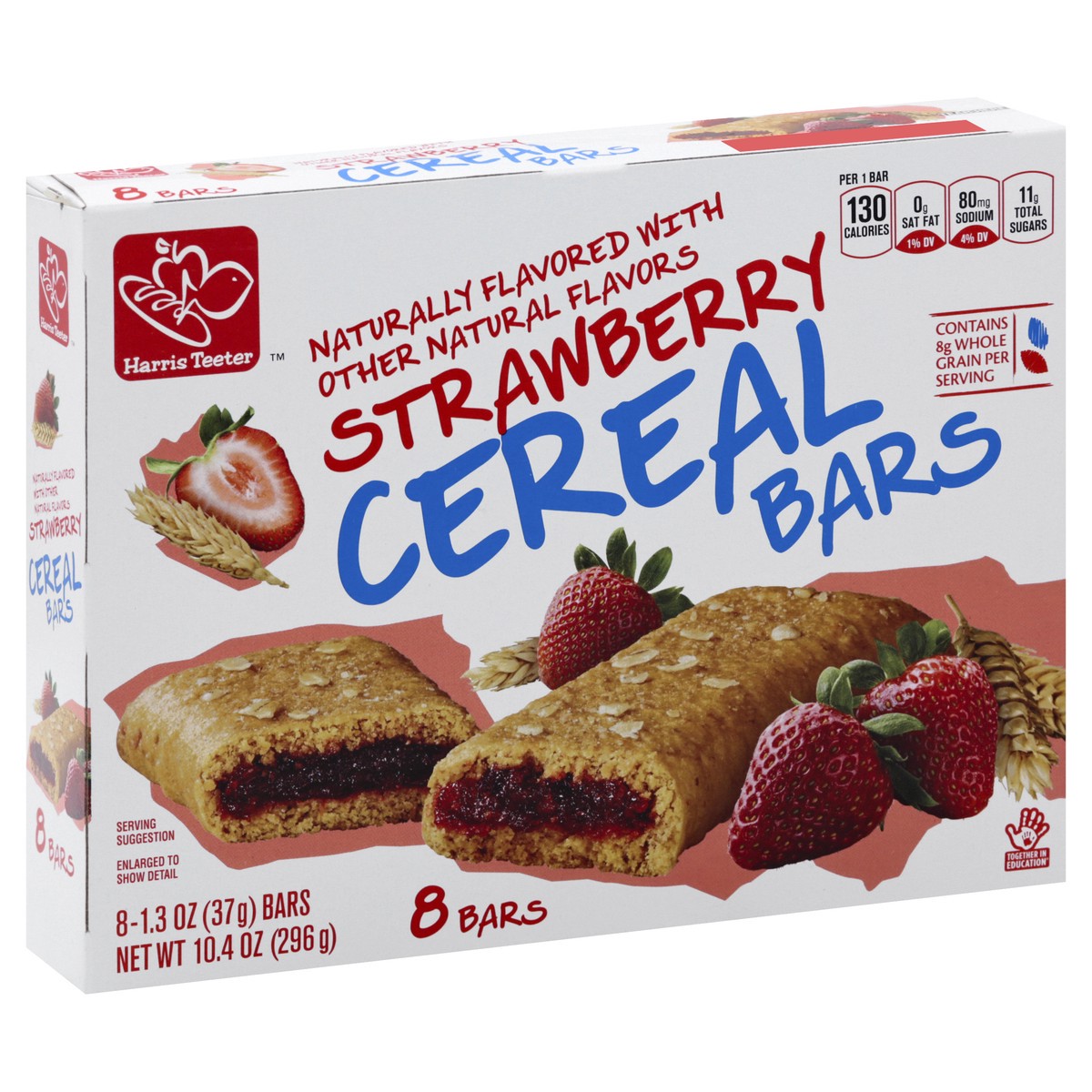 slide 7 of 10, Harris Teeter Strawberry Cereal Bars, 10.4 oz