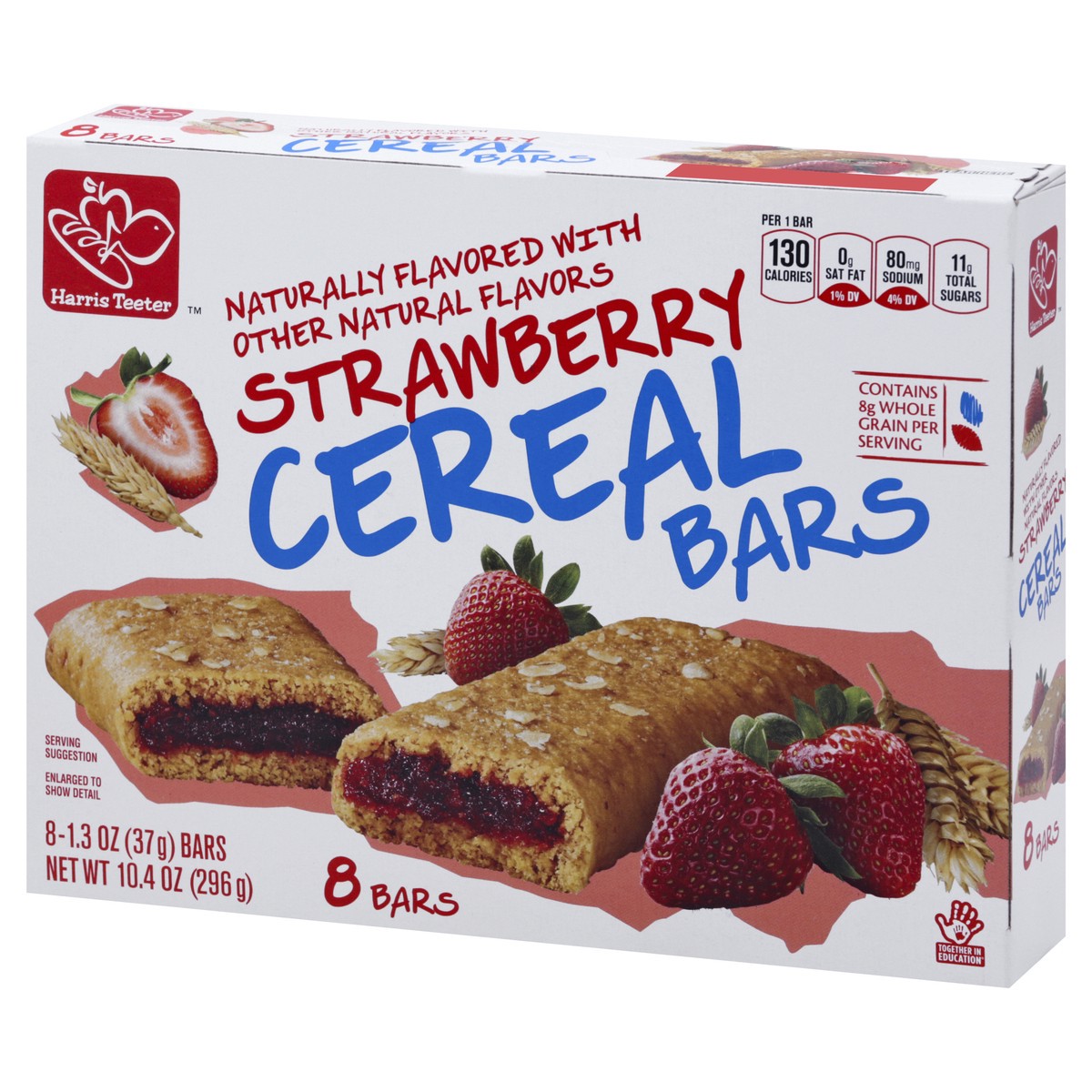 slide 4 of 10, Harris Teeter Strawberry Cereal Bars, 10.4 oz