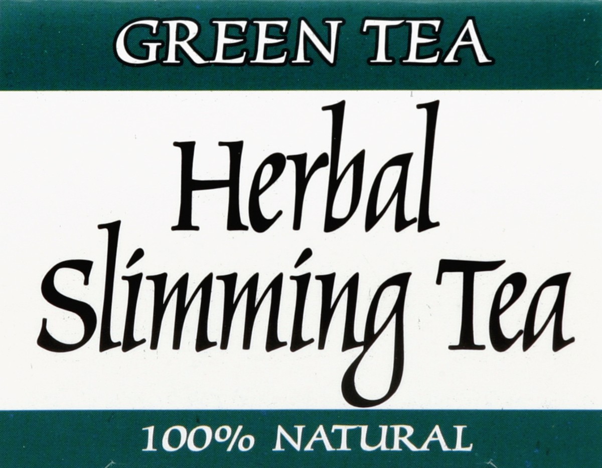 slide 2 of 4, 21st Century Herbal Slimming Tea, Caffeine Free, Green Tea, 24 ct
