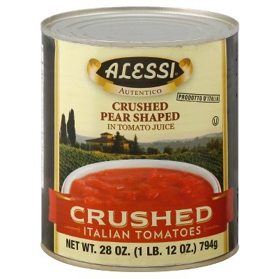 slide 1 of 1, Alessi Crushed Italian Tomatoes, 28 oz
