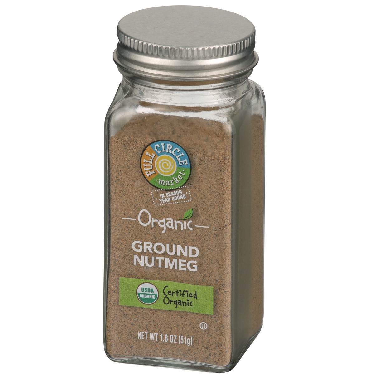 slide 5 of 9, Full Circle Market Ground Nutmeg, 1.8 oz