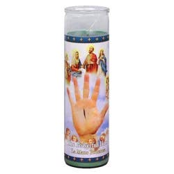 St. Jude Candle, The Powerful Hand, 8.25 Inch