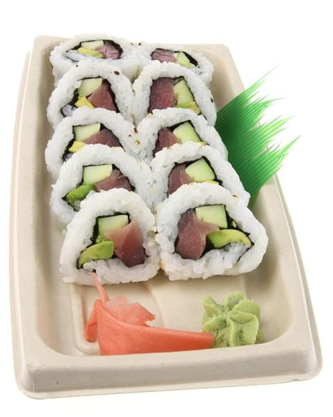 slide 1 of 1, Nori Sushi Tuna Roll 10 Piece, 10 pc; 7 oz
