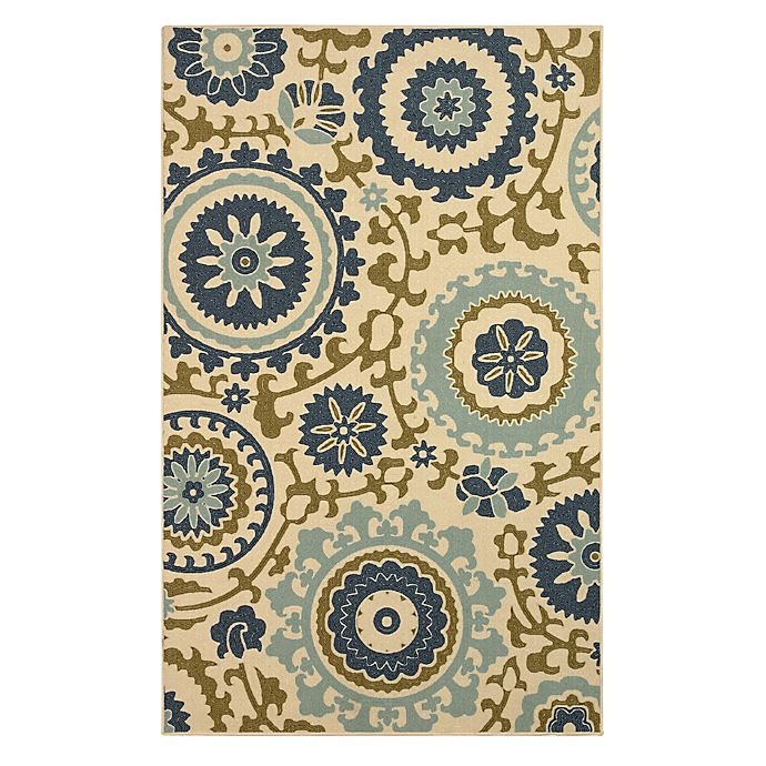 slide 1 of 6, Mohawk Home Savannah Rug - Blue Multi, 5 ft x 8 ft