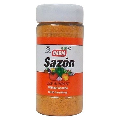 slide 1 of 1, Badia Sazon without Annatto, 7 oz