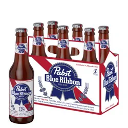Pabst Beer, 6 Pack, 12 fl oz Bottles