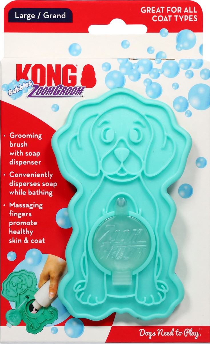 slide 7 of 10, Kong Zoomgroom Bubble Lrg, 1 ct