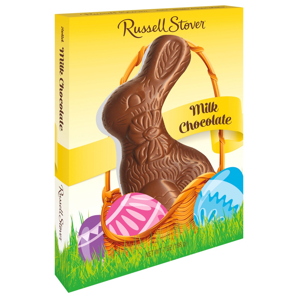 slide 2 of 8, Russell Stover Easter Solid Milk Chocolate Easter Bunny, 7 oz., 7 oz