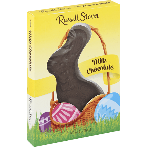slide 3 of 3, Russell Stover Easter Milk Chocolate Rabbit, 7 oz