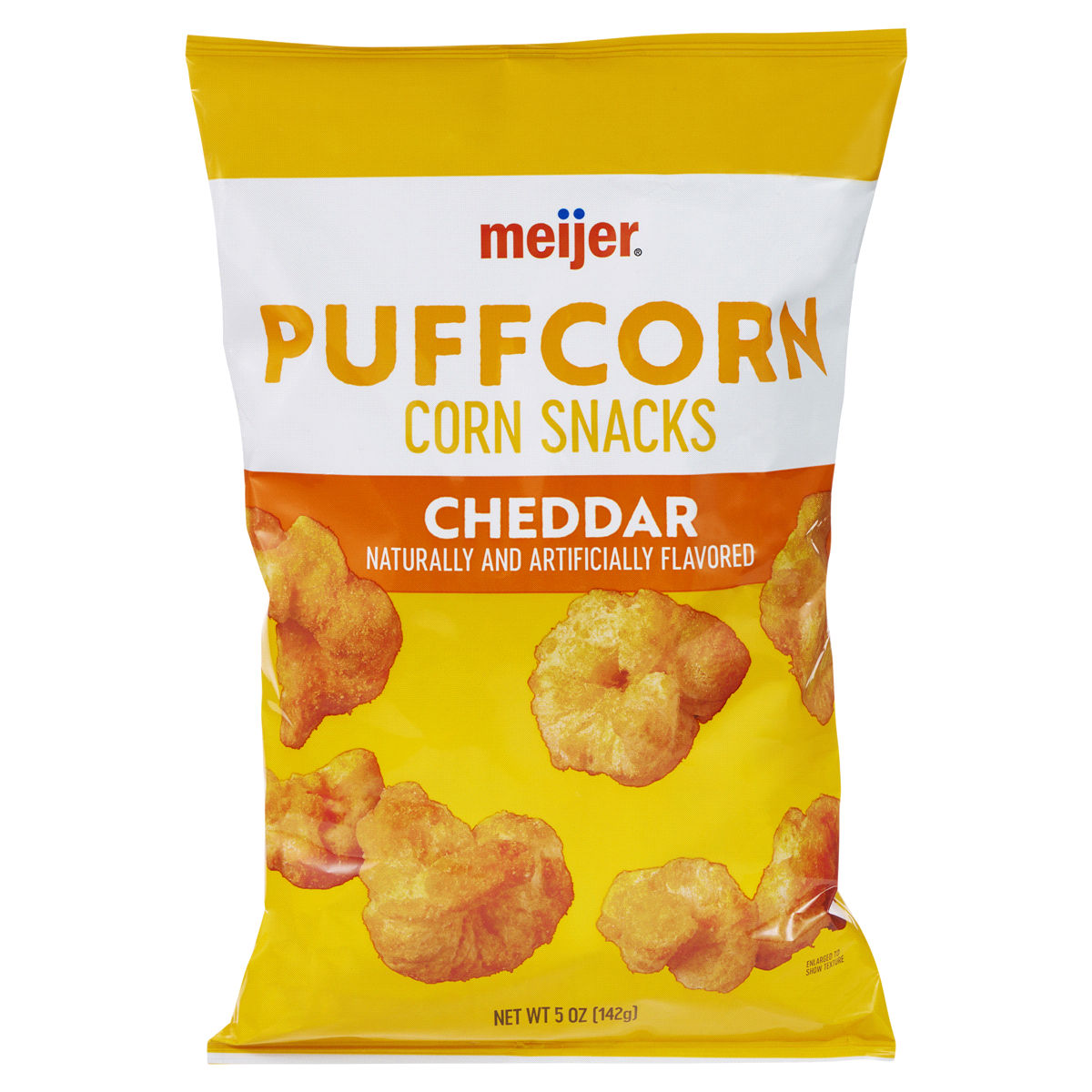 slide 1 of 9, Meijer Cheddar Cheese Puffcorn, 5 oz