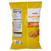 slide 3 of 9, Meijer Cheddar Cheese Puffcorn, 5 oz