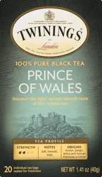Twinings Tea Bags Prince Of Whales - 20 ct