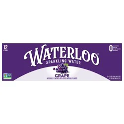 Waterloo Grape Sparkling Water - 12 fl oz