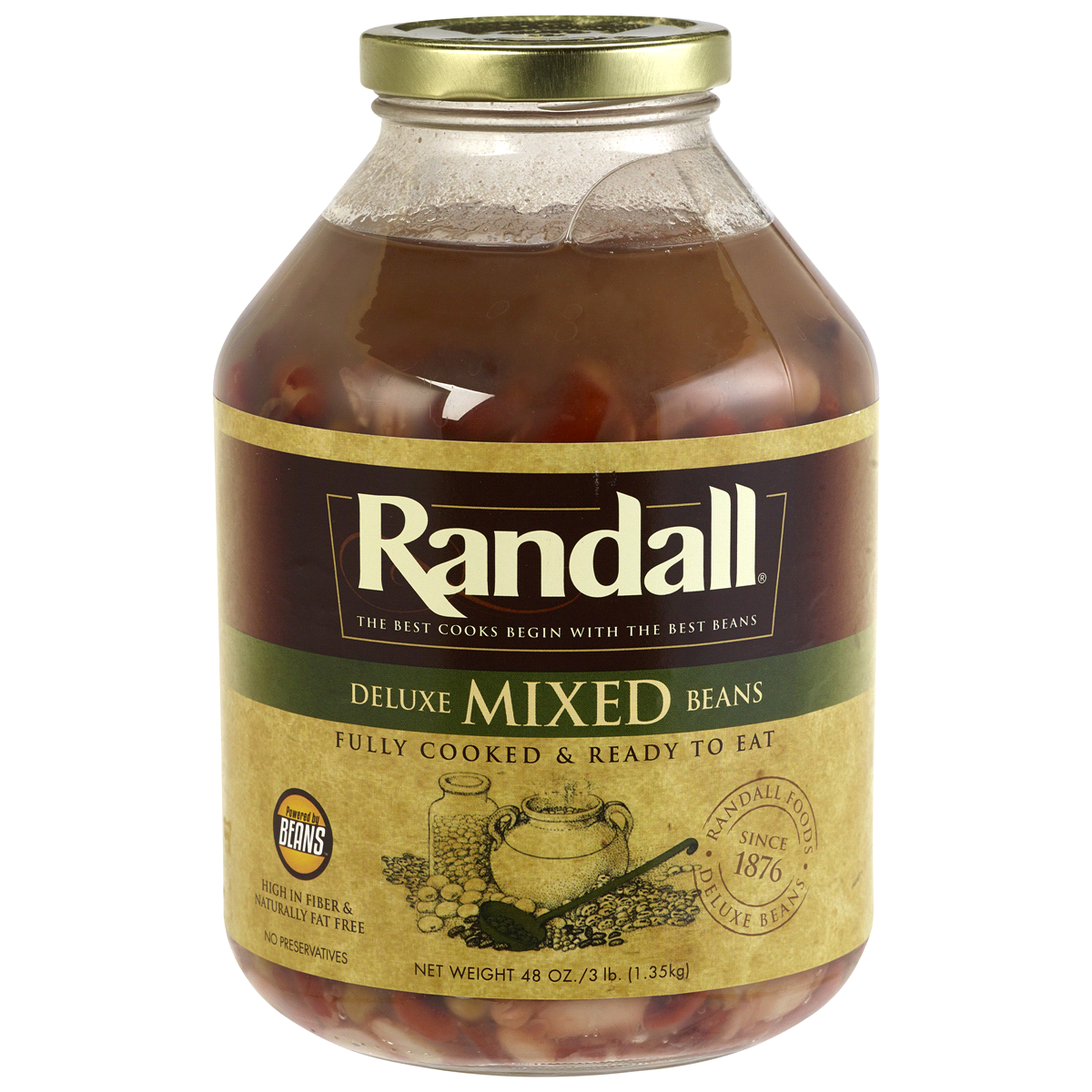 slide 1 of 5, Randall Deluxe Mixed Beans, 48 oz