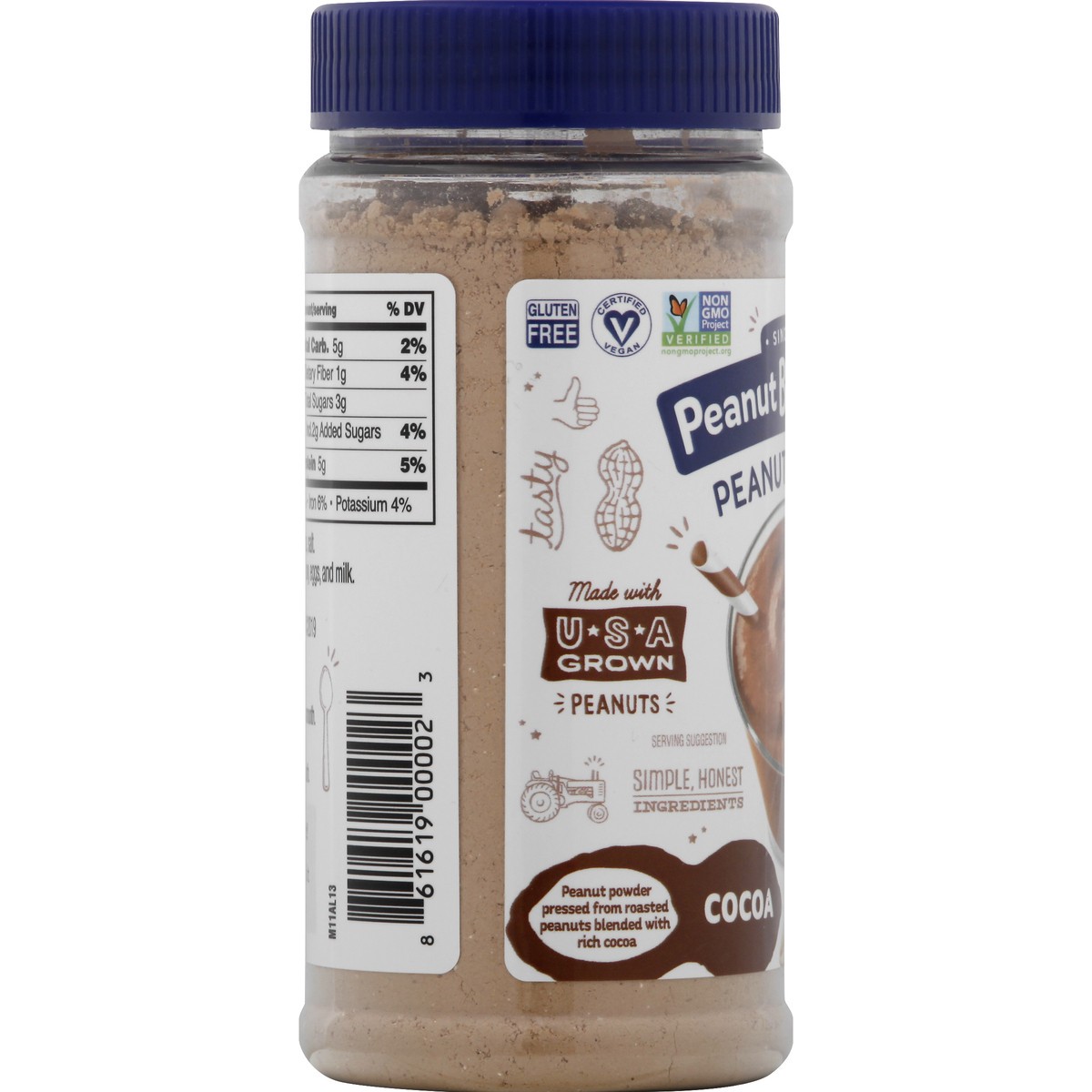 slide 2 of 8, Peanut Butter & Co. Peanut Powder, Cocoa, 6.5 oz