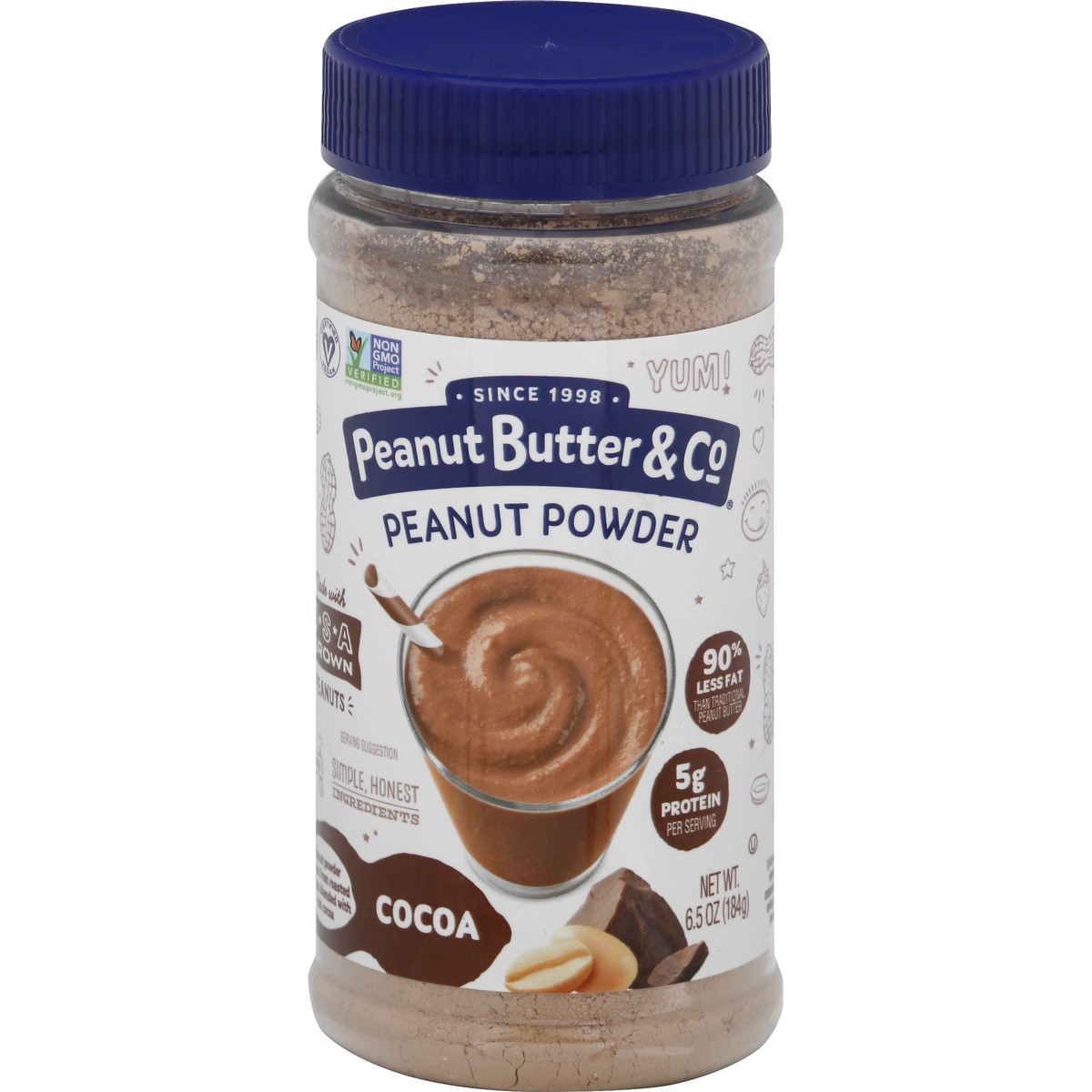 slide 6 of 8, Peanut Butter & Co. Peanut Powder, Cocoa, 6.5 oz