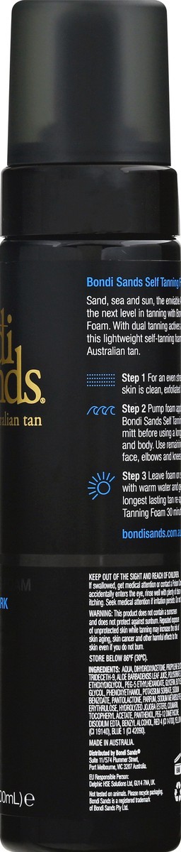 slide 4 of 9, Bondi Sands Ultra Dark Coconut Scent Self Tanning Foam 7.04 oz, 6.76 fl oz