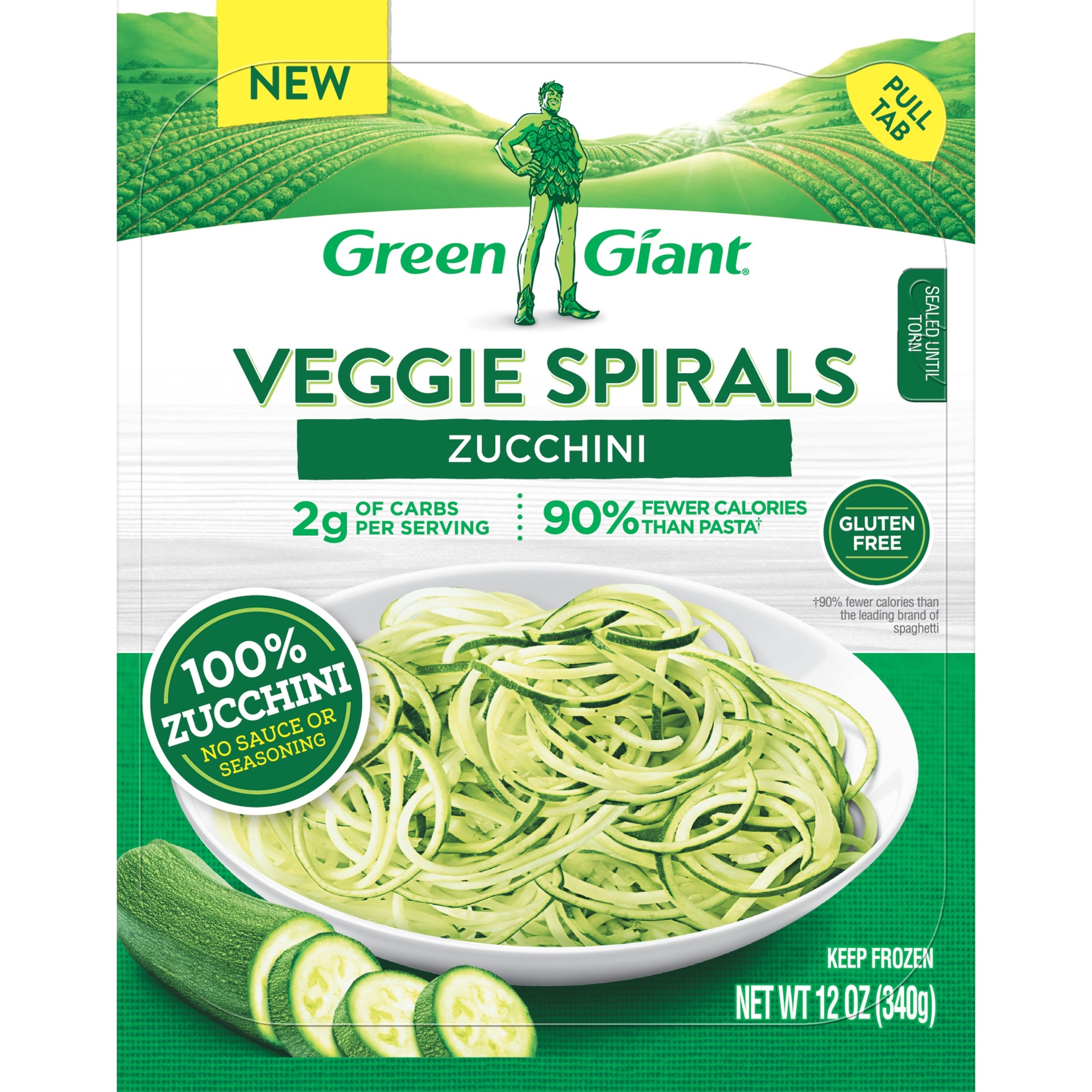 slide 1 of 5, Green Giant Zucchini Veggie Spirals, 12 oz