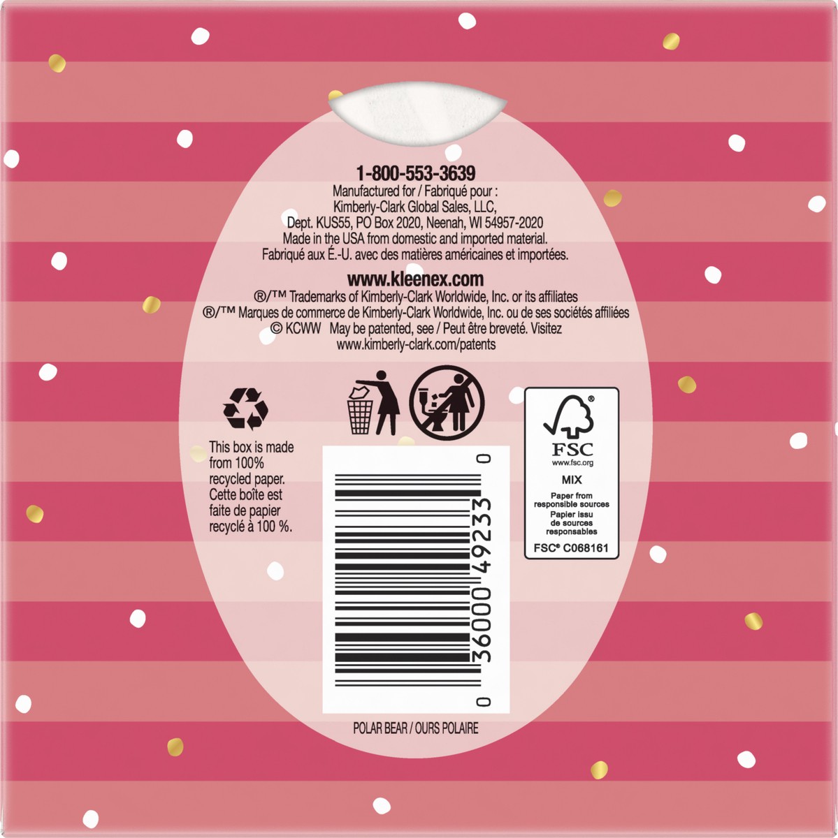 slide 2 of 7, Kleenex Ultra Soft Holiday Facial Tissue, 55 ct