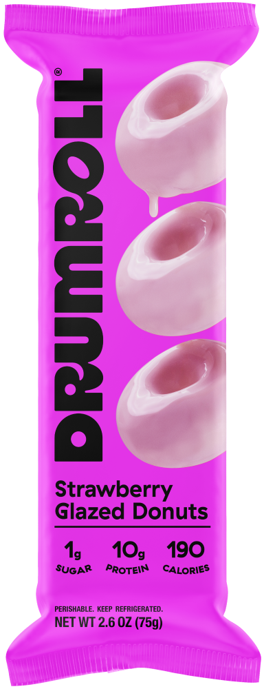 slide 1 of 1, Drumroll Strawberry Glazed Donuts 2.6 oz, 2.6 oz