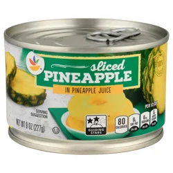 Giant Sliced Pineapple in Juice