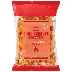 H-E-B Hot and Spicy Picantes Flavor Chicharrones Pork Rinds