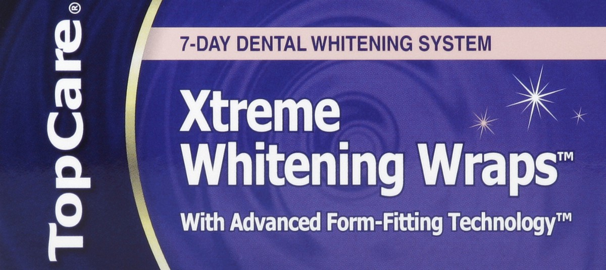 slide 2 of 6, TopCare Xtreme Whitening Wraps, 14 ct