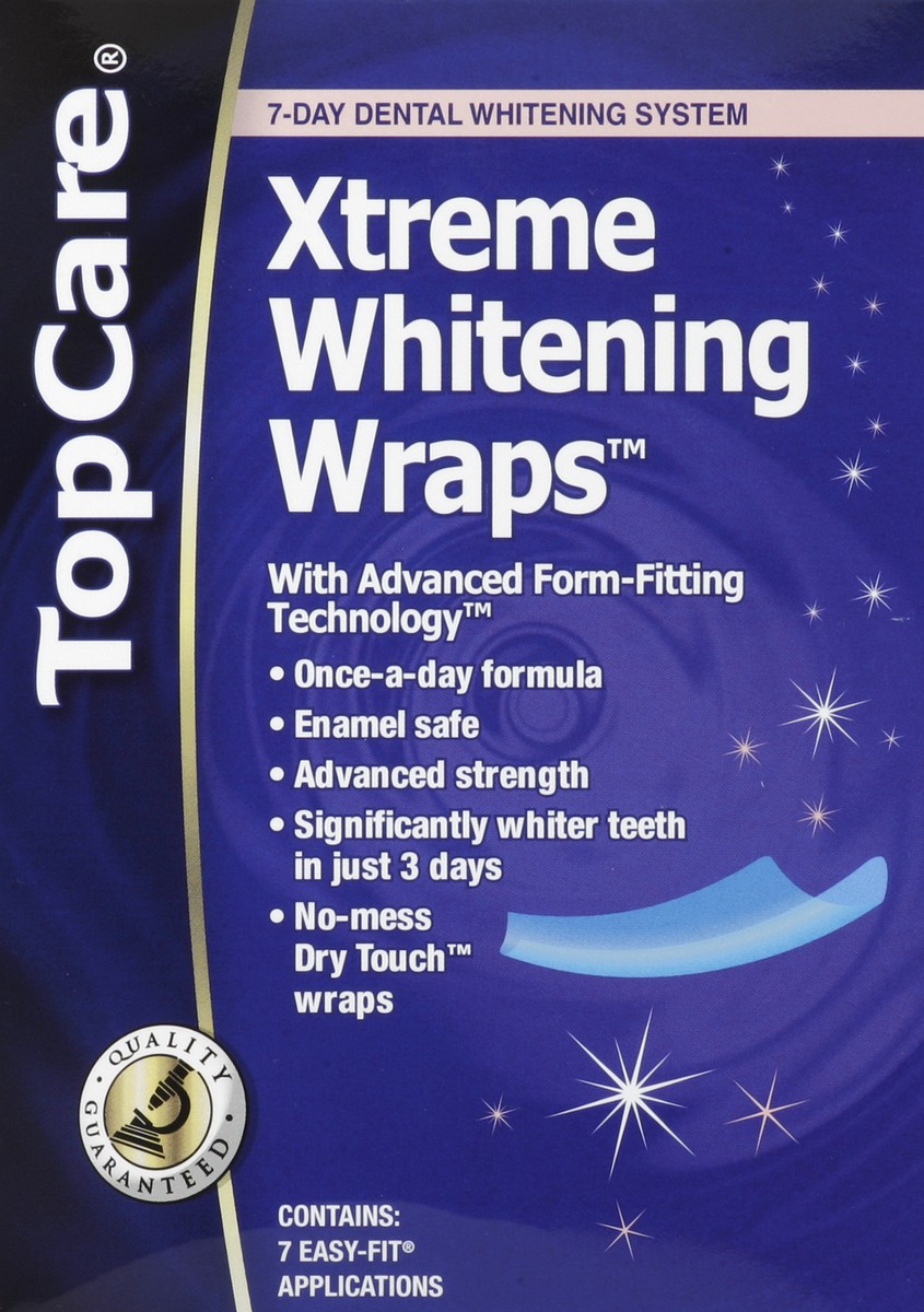 slide 5 of 6, TopCare Xtreme Whitening Wraps, 14 ct