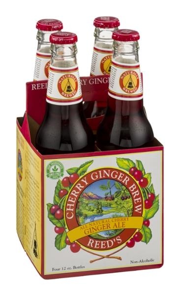 slide 1 of 17, Reed's Cherry Ginger Brew, 4 ct; 12 oz