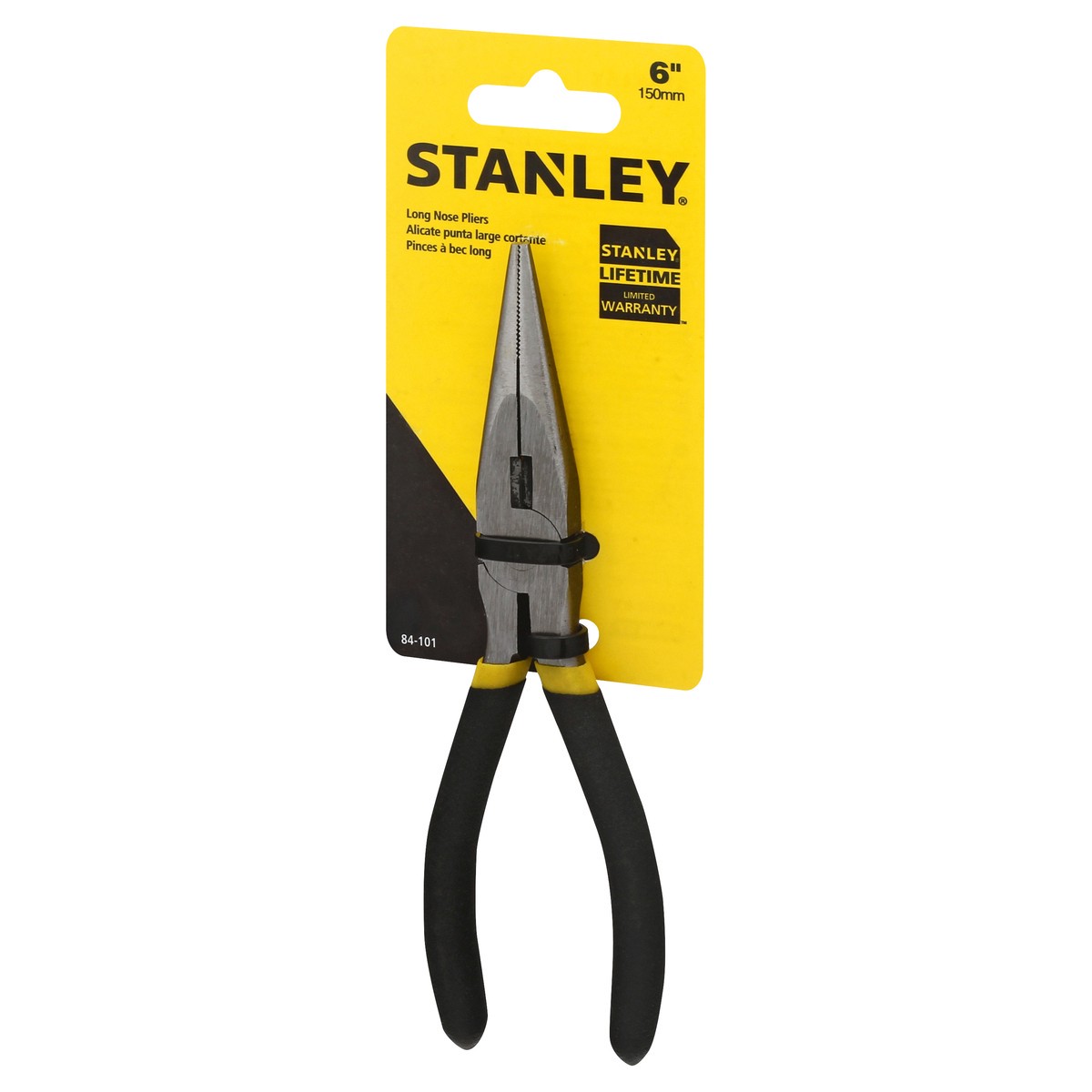 slide 5 of 8, Stanley 6 Inch Pliers Long Nose, 1 ct