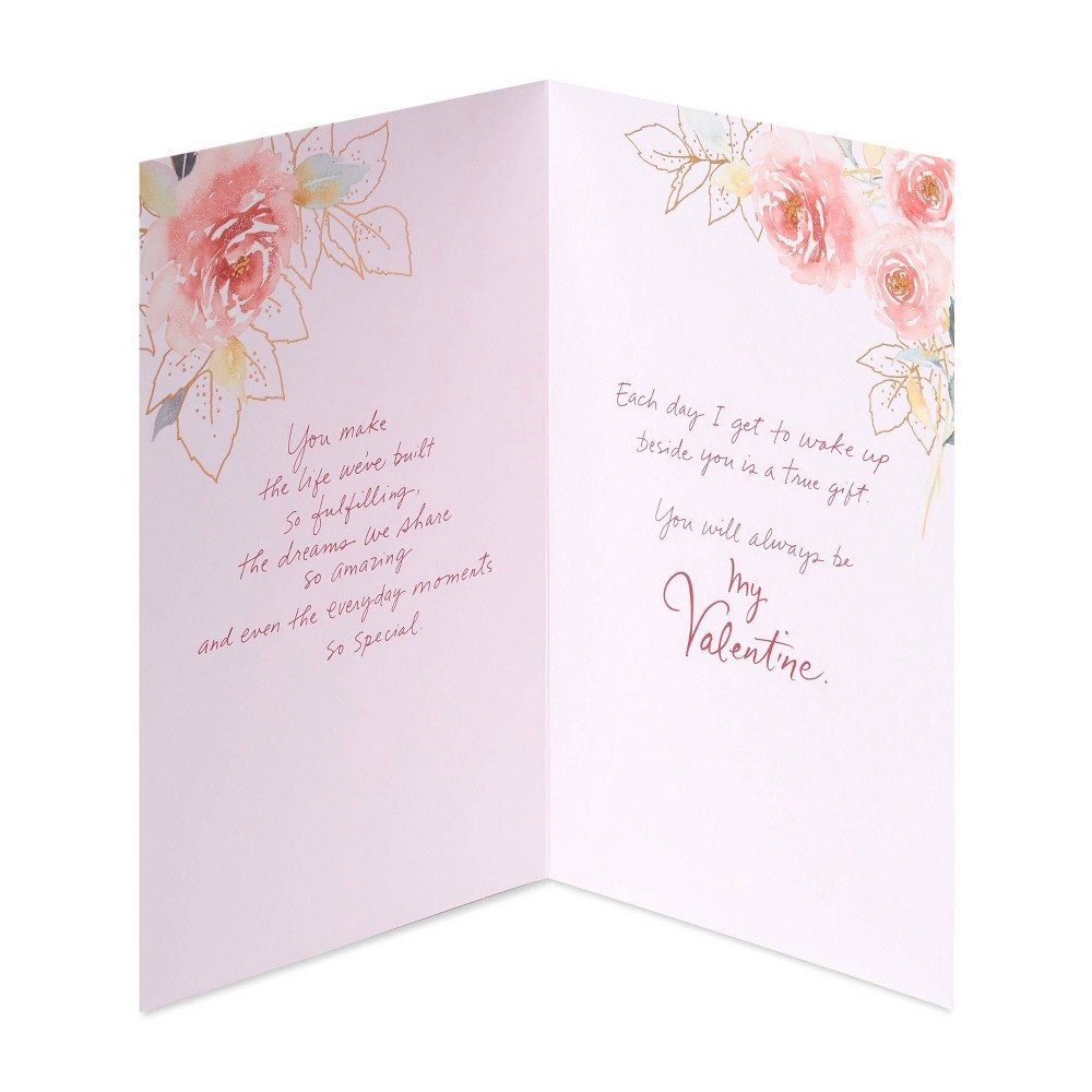 slide 2 of 5, American Greetings Valentine's Day Card for Wife (Floral), 1 ct