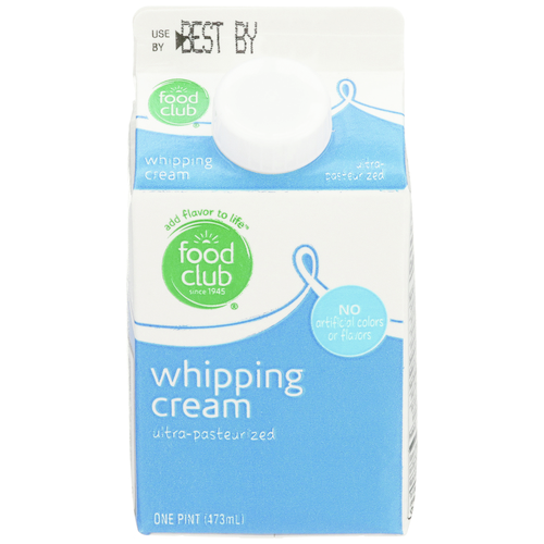 slide 1 of 1, Food Club Whipping Cream, 16 oz