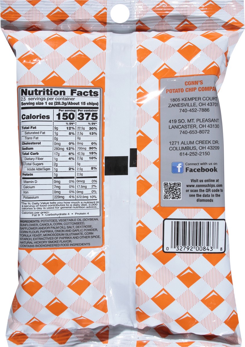 slide 9 of 15, Conn's Bbq Potato Chips, 3.5 oz