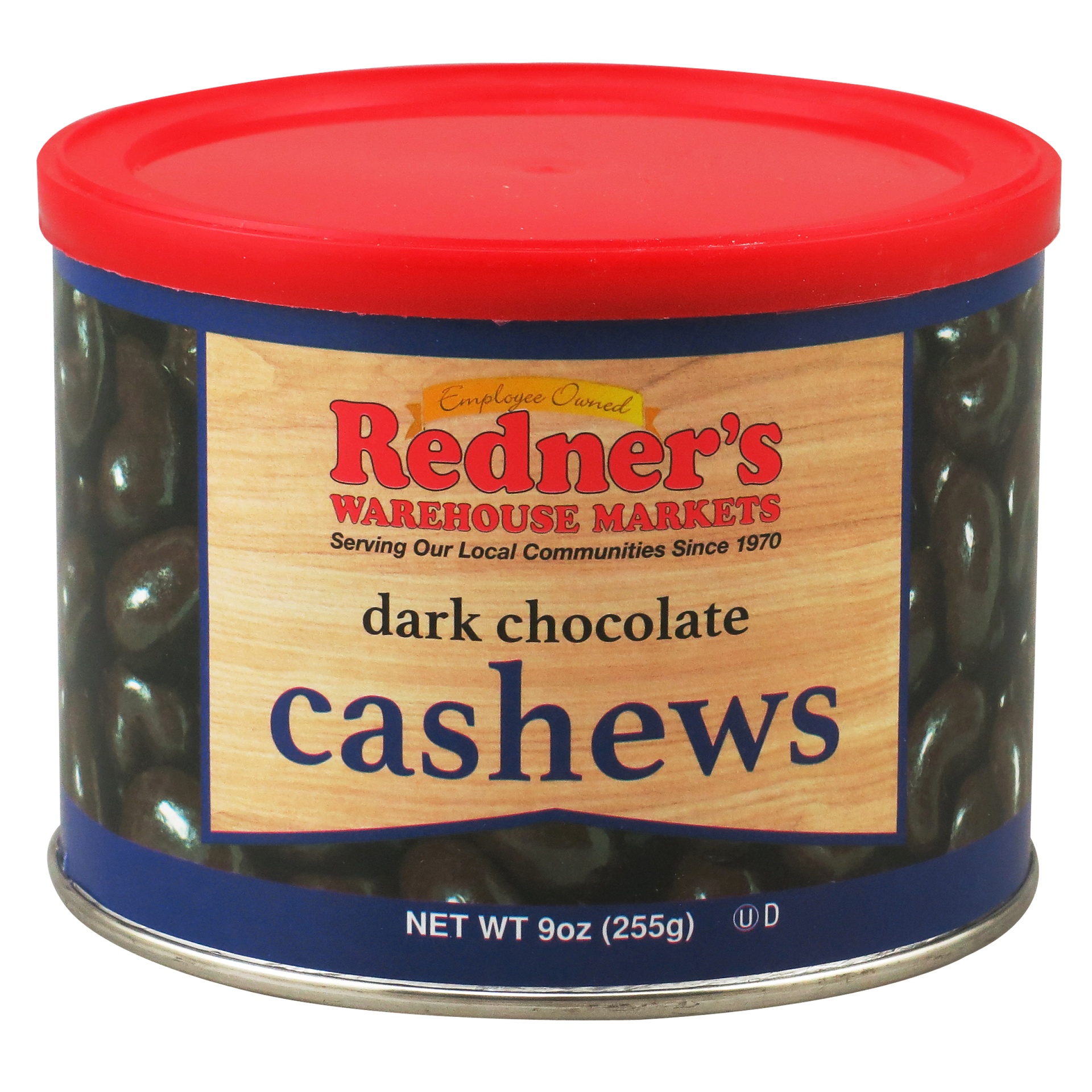 slide 1 of 1, Redner's D Choc Cov Cashew, 9 oz