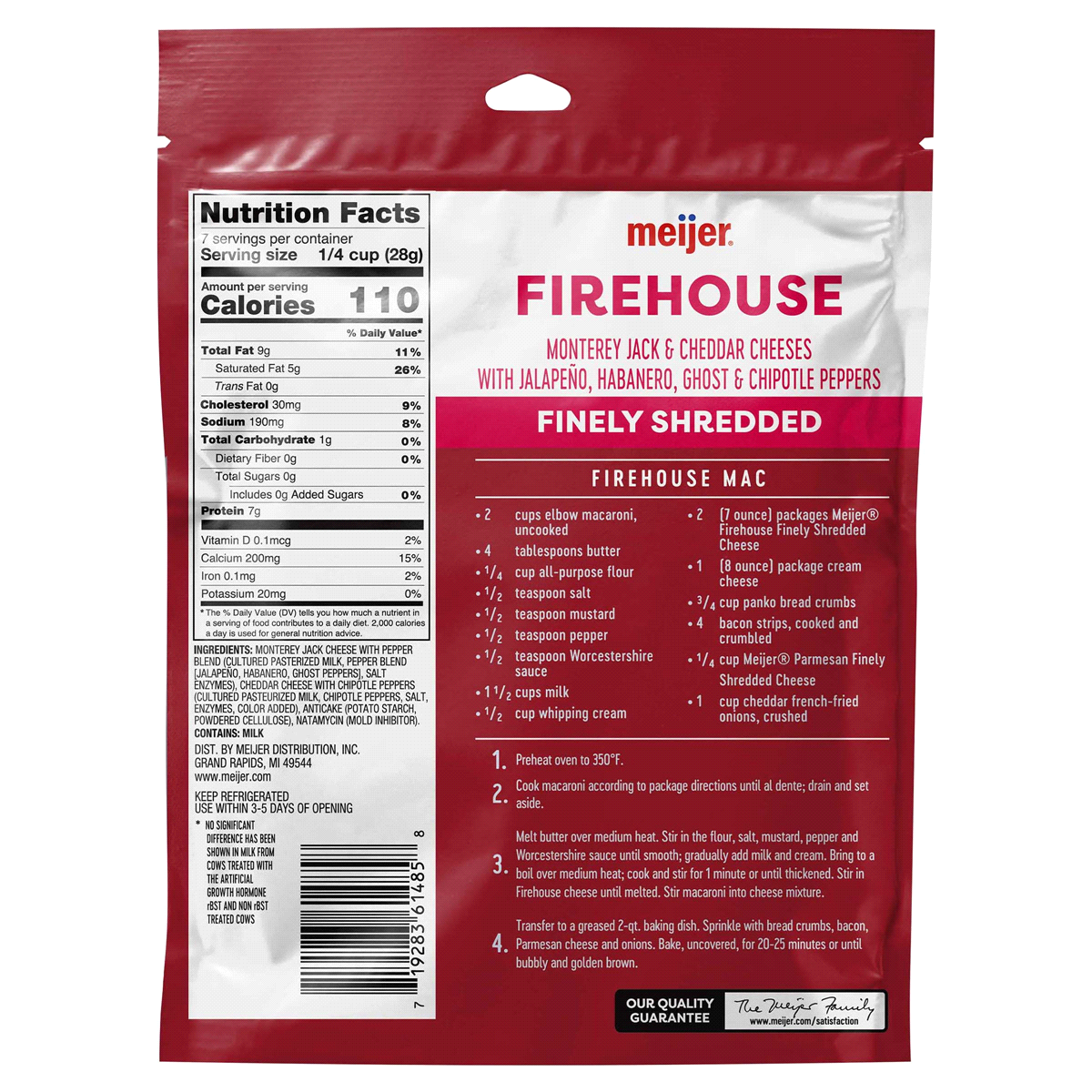 slide 2 of 5, Meijer Shred Chs Ghost Pppr/Jal/Hab 7 Oz, 7 oz