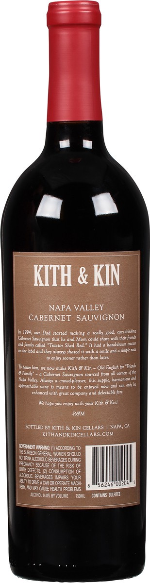 slide 7 of 9, Kith & Kin Napa Valley Cabernet Sauvignon 750 ml, 750 ml