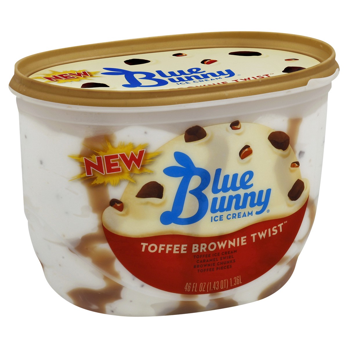 slide 3 of 5, Blue Bunny Ice Cream 46 oz, 46 oz