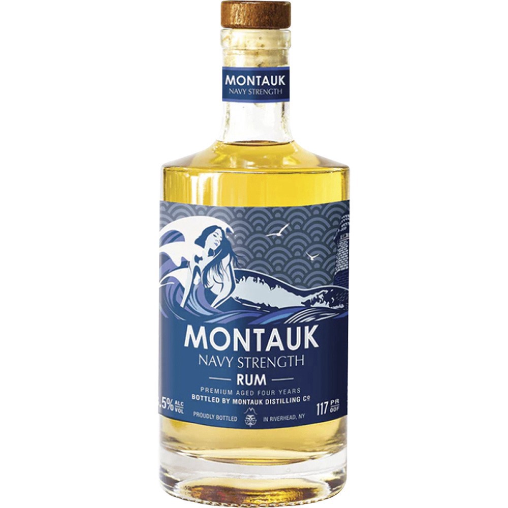 slide 1 of 1, Montauk Distilling Navy Strnth Rum, 750 ml
