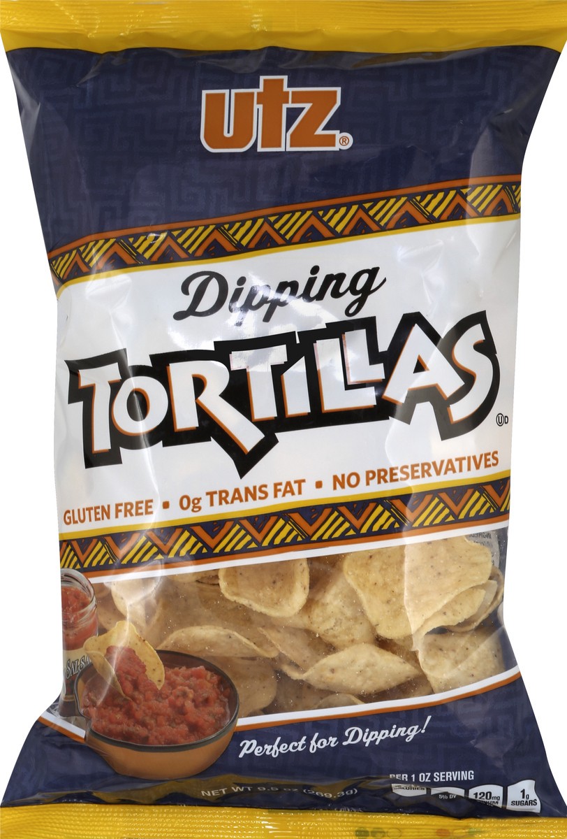 slide 5 of 5, Utz Dipping Tortillas, 10 oz