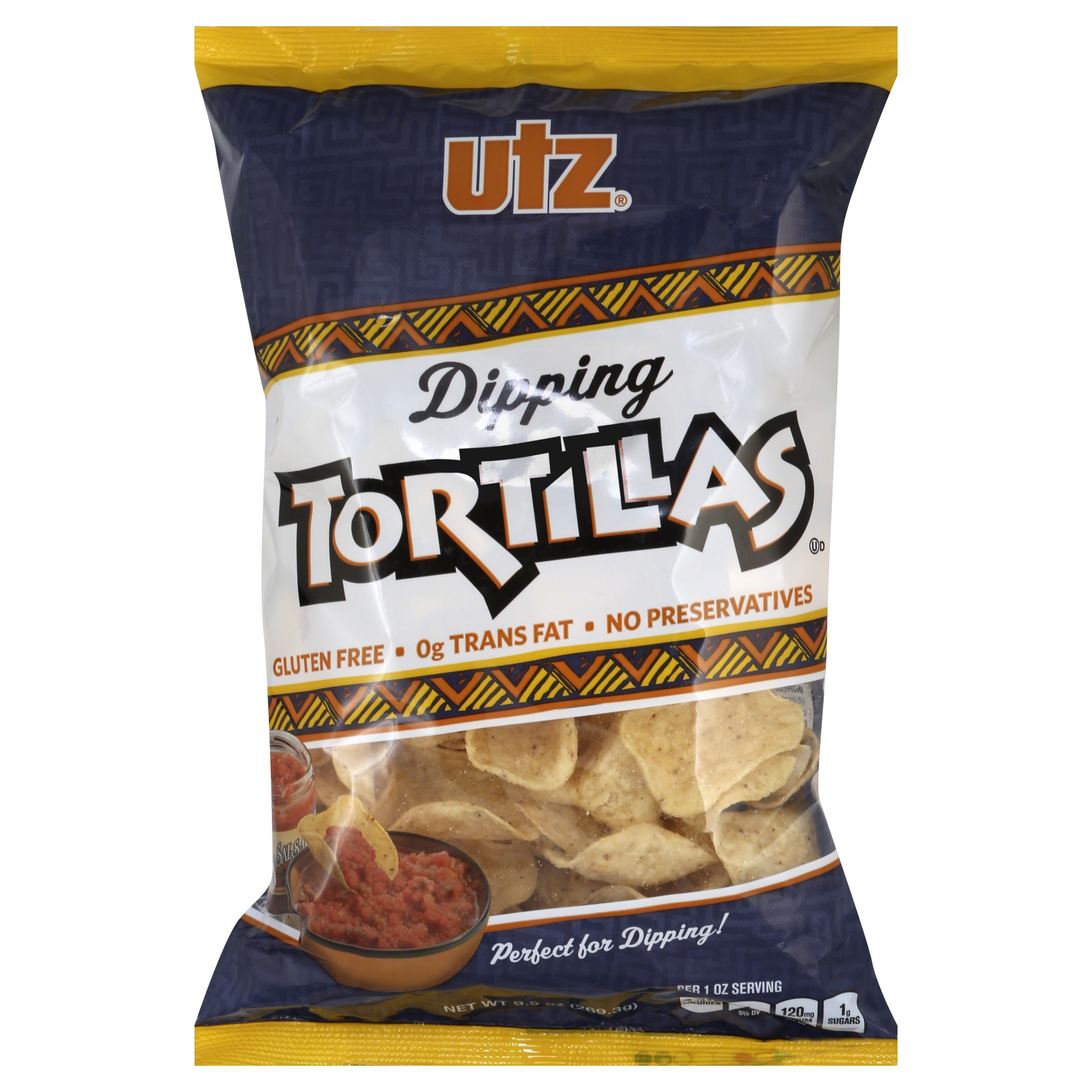 slide 1 of 5, Utz Dipping Tortillas, 10 oz