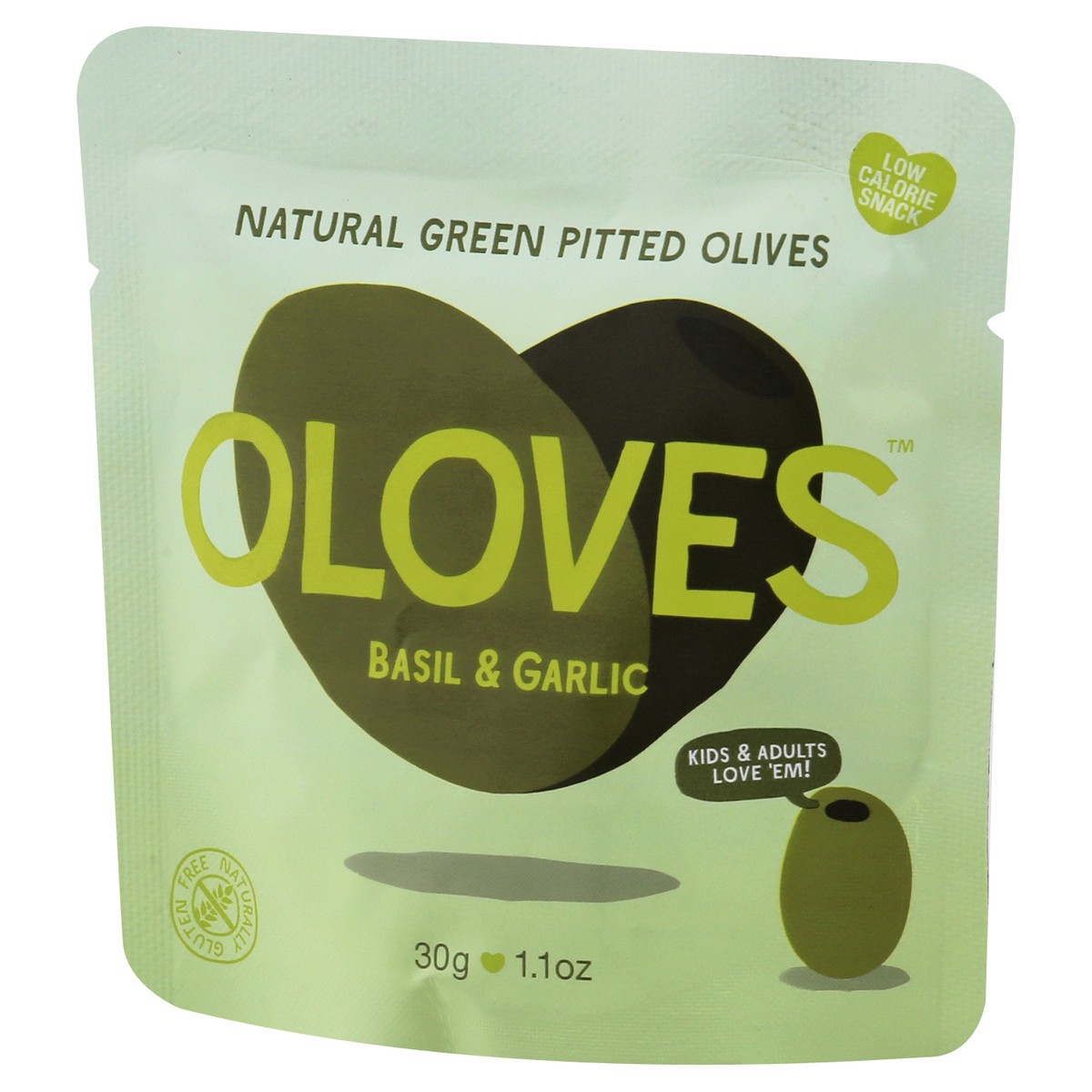 slide 5 of 9, Oloves Basil & Garlic Olives 30 gr, 30 gal