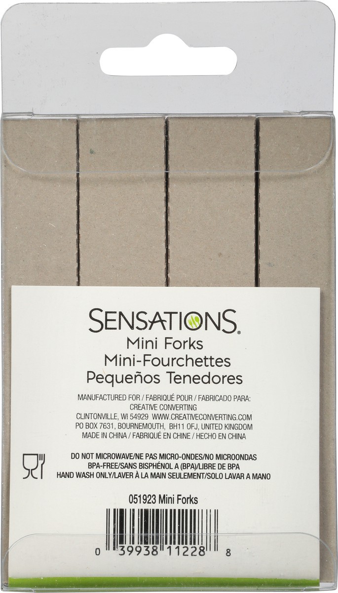 slide 5 of 9, Sensations Metallic Forks Mini 24 ea, 24 ct