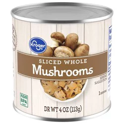 Kroger Sliced Whole Mushrooms