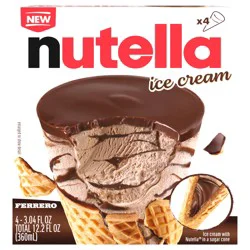 Nutella Ice Cream Cones, 4 pk