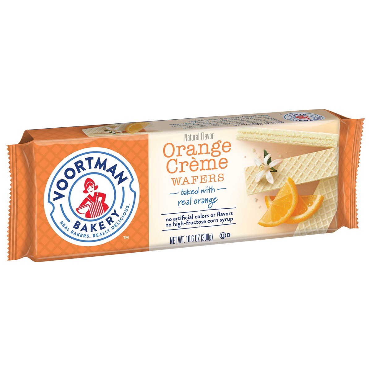 slide 5 of 9, VOORTMAN Bakery Orange Crème Wafers, 10.6 oz