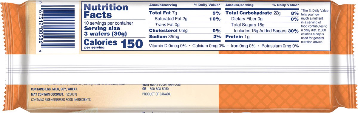 slide 2 of 9, VOORTMAN Bakery Orange Crème Wafers, 10.6 oz